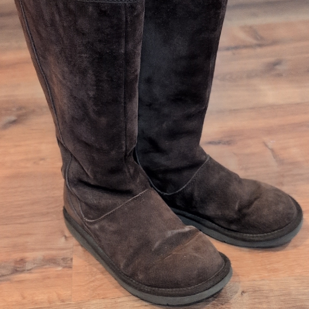 UGG Women's Dark Brown Suede Boots